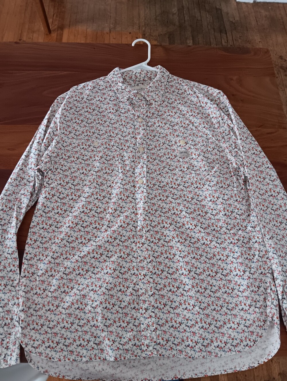 Denim & Supply Ralph Lauren Floral Print Collar Shirt